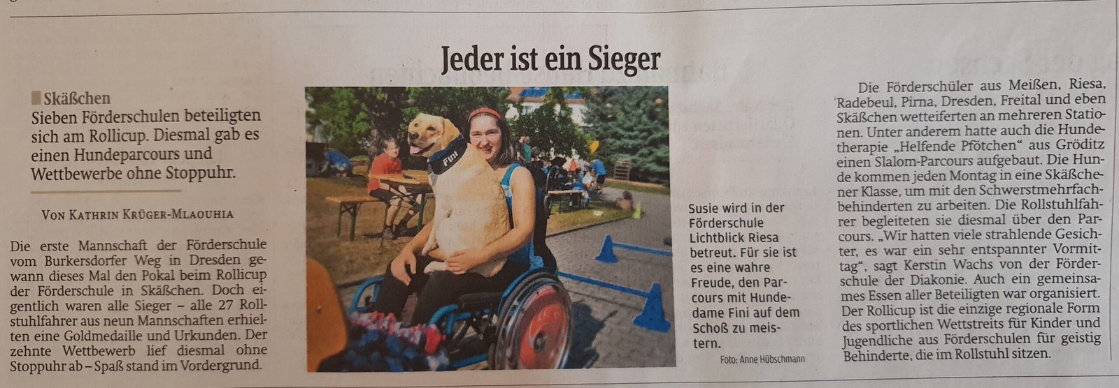 Helfende Pfötchen – Jeder ist ein Sieger